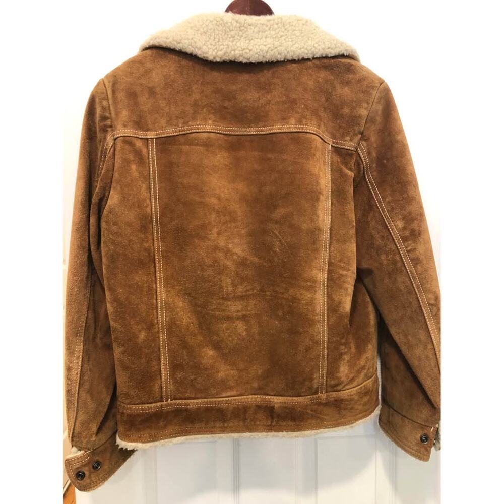 Vintage Levi Leather Coat Size 38 - Picture 2 of 6
